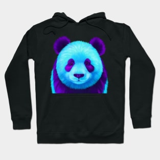 Blue and Purple Panda Hoodie